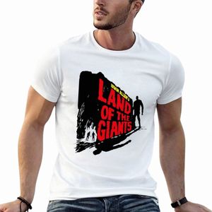 Nieuwe Land van de reuzen T-shirt Korte t-shirt esthetische kleding zware t-shirts voor mannen r3tw #