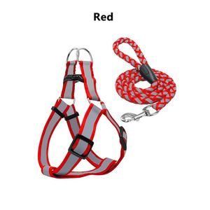 Nouveau grand collier réfléchissant pour petits chiens Harnais Pour Chien Pettorina Nylon Pitbull animal chat chiot accessoires fournitures