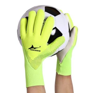 Nieuwe Latex Voetbal Keepershandschoenen Verdikte Professionele Jeugd Volwassenen Vingerbescherming Voetbal Keepershandschoenen