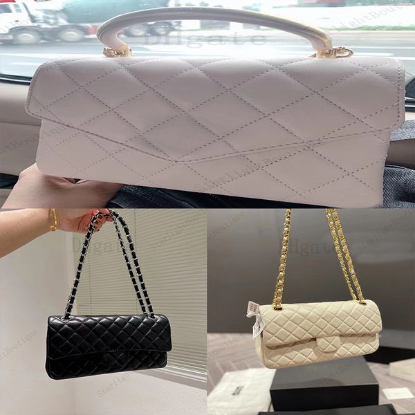 Nouveaux sacs pour femmes lancés style de célébrité à la mode et polyvalent en cuir véritable style classique sac de luxe mobile sac à chaîne