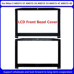 Nouveau couvercle arrière LCD pour Acer Nitro 5 AN515-42 AN515-41 AN515-51 AN515-52 AN515-53 N17C1 Case de lunette / écran avant Hinges