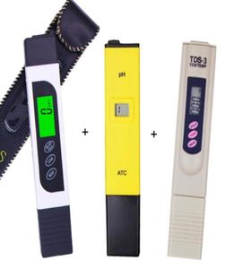 NOUVEAU LCD Afficher EC TDS METER avec backlight PH Tester ATC TDS Monitor PPM Stick Water Purity Purity Water Quality Test7459098