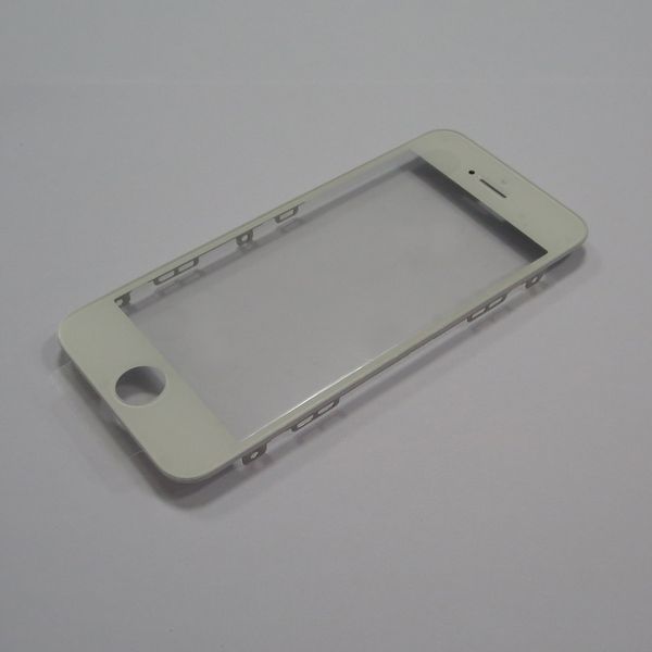 Nouveau verre de réparation d'écran LCD avec cadre de lunette pour iPhone 5G 5C 5S lentille de couverture remplacer