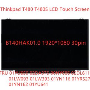 Nouvel écran tactile LCD B140HAK01 pour Thinkpad T470S T480 T480S 1920*1080 14.0 