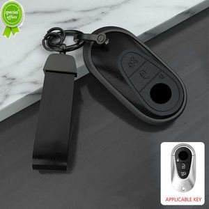 Nuevas de cuero de aleación de funda para llave de coche para Mercedes Benz 2021 C/S clase W223 S350 S400 S450 S500 C200 C260 Protector sin llave