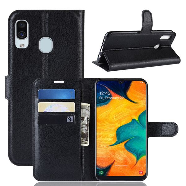 Nueva funda de teléfono de cuero para A10 A30 A40 A50 A70 funda para teléfono móvil carcasa resistente a golpes envío gratuito con DHL