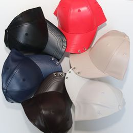 Casquette à rabat en cuir pour hommes et femmes, design exclusif et personnalisé, casquette de baseball réglable, de golf, hats261I, nouvelle collection