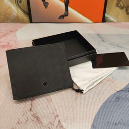 Nouveau portefeuille en cuir porte-cartes Vintage hommes sacs à main de luxe cartes de crédit de créateur décontracté mince porte-monnaie ensembles cadeaux