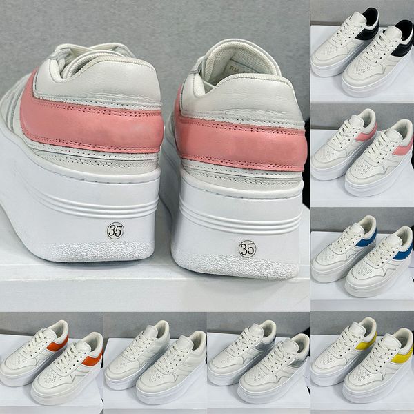 Nouveau cuir femmes chaussures de tennis semelle épaisse petites chaussures blanches basses à lacets coréen deux vêtements chaussures de planche décontractées chaussures à plate-forme grande semelle en caoutchouc PU pour femmes