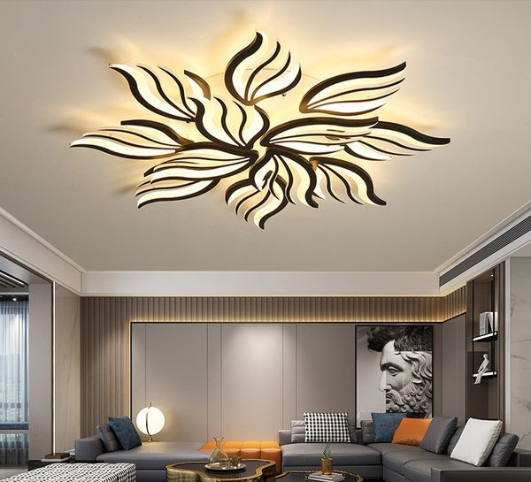 Nouveau Led lustre plafonnier pour salon chambre plafonnier éclairage maison moderne luxe