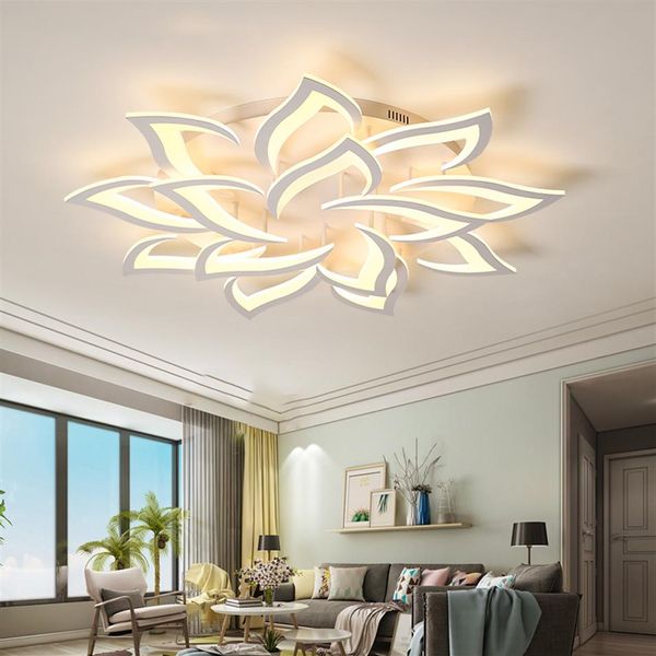 Nouveau Led Lustre pour Salon Chambre Maison Moderne Led Plafond Lustre Lampe Éclairage Pendentif Plafond Luminaire252l