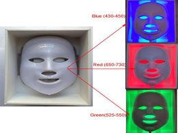 nueva máscara facial LED cara de cuidado de la piel LED LED LED Pon Skin Rejuvenation Therapy 3 Colors Lights4373435