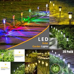 NIEUW LED GARDEN LAMP ZONDELE AANPROKEERD Waterdicht landschapspad Outdoor voor tuin achtertuin Lawn Patio Decoratief
