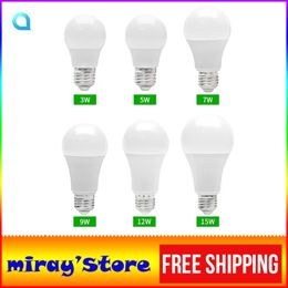 LED-lampen E27 E26 3W 5W 7W 9W 12W 15W AC110-240V GLOBE BULB LICHT SMD5730 Snelle warmtedissipatie Hoge heldere lampada LED-lampen