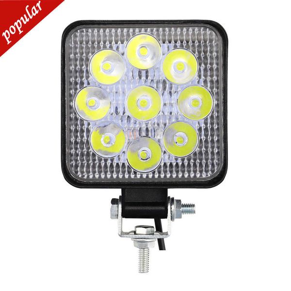 Nueva barra de luz Led 27w barra Led 16barra luz Led de coche para 4x4 barra Led todoterreno SUV ATV Tractor barco camiones excavadora 12V 24V luz de trabajo