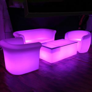 NIEUW LED LICHT SUFA COMMAY TABLE Combinatie Bar Club KTV Room Card Stoeltafel en stoel Creative Personality Furniture Counter stoel12