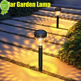 Nouveau LED lumière solaire jardin extérieur lampe de paysage à énergie solaire pour Patio clôture voie pelouse décoration étanche éclairage de jardin