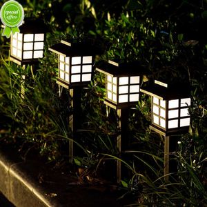 Nouveau LED lumière solaire extérieur jardin lampe solaire applique murale étanche lampe solaire solaire alimenté lumière du soleil jardin paysage décoration