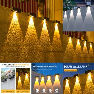 Nouveau lavage LED IP65 Éclairage décoratif de clôture de jardin solaire imperméable