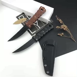 NIEUWE LEE WILLIAMS-SZK Tactisch vast mes DC53 Vacuüm titanium plating mes Bruin linnen / zwart G10 handvat Outdoor jacht Combat militaire messen 15500 15006