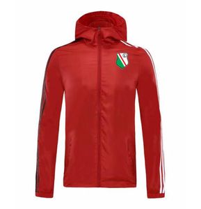 New Legia Warsovie Jacket Hoodie Windbreaker Tracksuits Soccer Jerseys ACTIF Windbreaker Sweatons Football Sports Ment d'hiver Men06699086