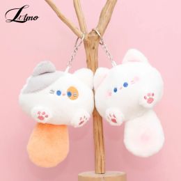 Nieuwe vrijetijdscat -serie Stoffen Doll Buckle Bibi genaamd Kitten Super Lucky Lucky Plush Doll Keychain Fashione Bag Decorate