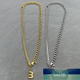 Nouveau collier à double couche avec diamants pour hommes et femmes pouvant porter une entrée européenne et américaine Lux à la mode High Sense