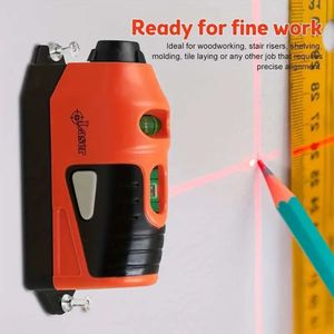 New Level Bubble Infrared Laser Ground Leveler Mini Portable Wall Vertical Precision Beam Tool Accurately Levels Any Wall Floor