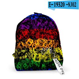 Nouveau sac à dos LGBT pour hommes et femmes mode sac de voyage 14 couleurs 40cm sac à dos Sports de plein air sacs à dos Bookbag