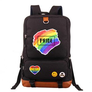 Nouveau LGBT périphérique Trendsetter hommes femmes sac à dos loisirs cartable fierté sacs à dos amour cartable 230522