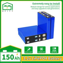 NOUVEAU Lifepo4 150Ah Batterie 3.2V Lifepo4 Batteri Cellules Solaire Moto Véhicule Électrique Nouveau Solaire Voiturettes De Golf UE US Exonération D'impôt