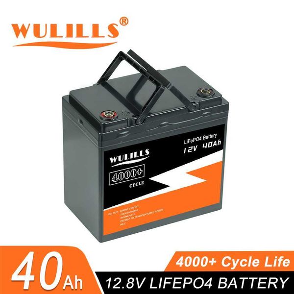 Nouvelle batterie LiFePo4 12V 40Ah Lithium Fer Phosphate 12V 24V LiFePo4 Batteries rechargeables pour enfants Scooters Bateau Moteur Tax Free