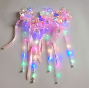 NOUVEAU Light-up Magic Ball Baguette Glow Stick Sorcière Assistant LED magique Rave Toy Wands Grand pour des anniversaires Princesse Costume d'Halloween jouet pour enfants