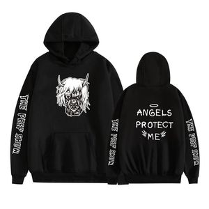 Nuevo Lil Peep Men Pullover Hoodie Sudadera Otoño Invierno Hombre The Peep Show Cotton Fleece Black White Hoodies Sudaderas con capucha Y0319