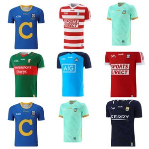 Nouveau Limerick Cork mio Rugby Jerseys 22 23 Top Down Louth Antrim Wexford Wicklow Laois MAYO Hurling Derry Westmeath chemise à domicile