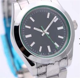 Nouvelle montre automatique limitée en acier inoxydable GD2813, mouvement 39MM, 316L 116400, cadran bleu, montres-bracelets pour hommes T-103