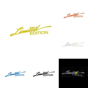 Nieuwe limited edition autolaserstickers creatieve Engelse brief vinylstickers mode auto bodyglas reflecterende sticker decor