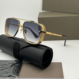 L EDITION M seis gafas de sol para hombre modelo de metal estilo de moda vintage lente cuadrada sin marco UV 400 viene con paquete buena venta