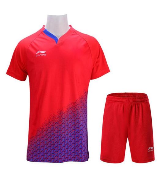 Nouvelle doublure ma longue chinois Table de tennis sets pour hommes gibier pingpong shirt badminton chinois shirts shirts women5679710