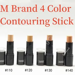 M Brand 4 Color Concealer Contouring Stick Girl Face Shape your Face Maquillage Outils Prolongwear Concealer Cache Cernes Femmes Cosmétiques Haute Qualité Expédition Rapide