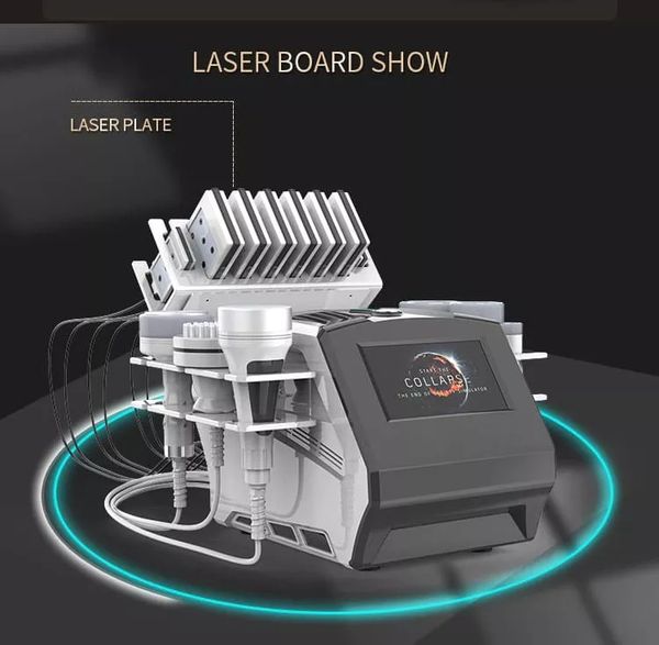 Nouveau système de cavitation sous vide laser lipo rf amincissant rapidement le système mince à ultrasons 80k Meilleures ventes Dispositif de perte de poids brûlant les graisses