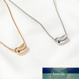 Nieuwe kleine bonen ketting voor vrouwen sieraden goud zilver kleur kettingen hangers erwt clavicle ketting charms sieraden choker fabriek prijs expert ontwerpkwaliteit