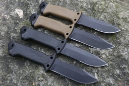 Nouveau couteau droit de survie LMF II AUS-8 revêtement en titane lame à point de chute poignée FRN couteaux tactiques à lame fixe extérieure avec Kydex