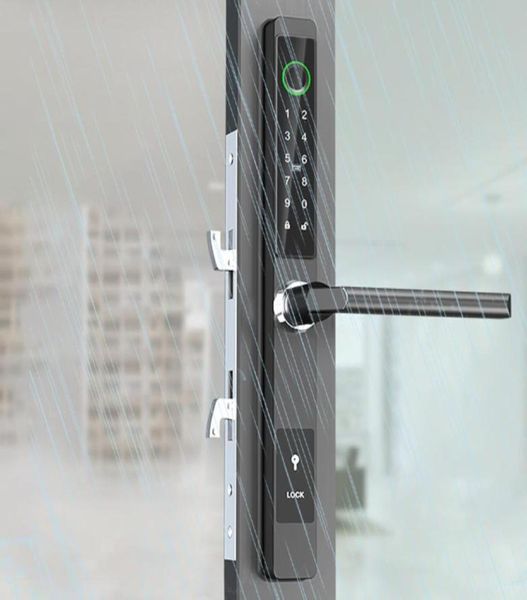 Nouveau verrouillage Arrivée européenne Standard Super Slim Apartment Office Smart Finger Empreinte Digital Door Door Lock avec 3585 4585 6085 Morits8620813