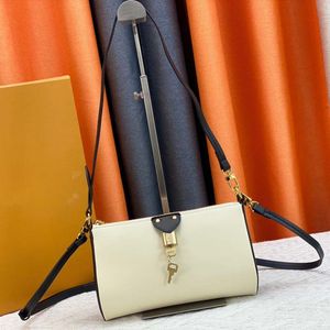 Nuevo bolso con cerradura para las axilas, bolso de hombro de cuero para mujer, bolso de hombro moderno, bolso cruzado de moda, herramienta versátil para desplazamientos diarios