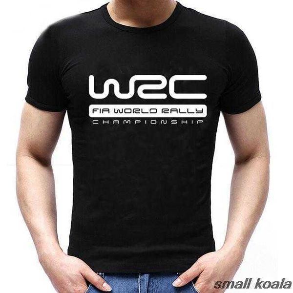 Camiseta con estampado de logotipo Camiseta de manga corta de estilo Wrc de rally mundial europeo y americano Camiseta de verano Tops Q190530