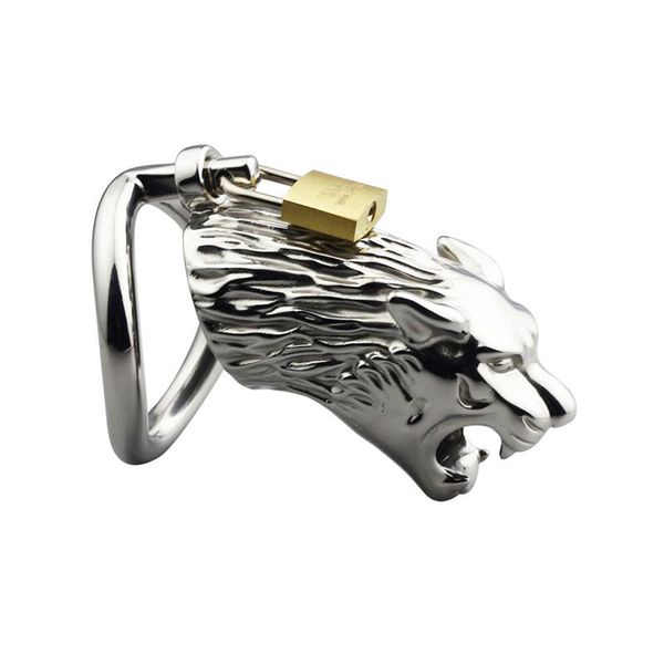 Nouveau Long Wolf Male Chastity Device Cage pénis Bondage Cock Cock Lock Sleeve BDSM SEXE GAME ADULT POUR MALAN