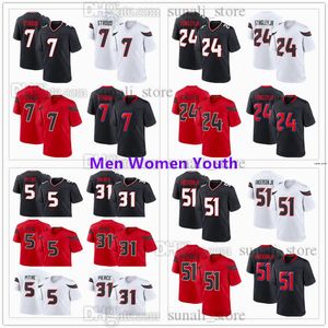 NIEUW Looks Jerseys voor 2024 Football 7 C.J. Stroud 24 Derek Stingley Jr. 51 Will Anderson Jr. 5 Jalen Pitre 31 Dameon Pierce Men Women Jeugd allemaal gestikt