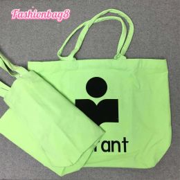 NIEUWE Lotte Japan Korea Mrt Marant Canvas Tas Mode Boodschappentas Draagtas Draagtas 100% Cotton156