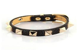 Nouveau joli bracelet PUNK de style star de la mode pour femmes et bonbons multicolore pour femmes, bracelet à rivets pour cadeau 8z75p5548813